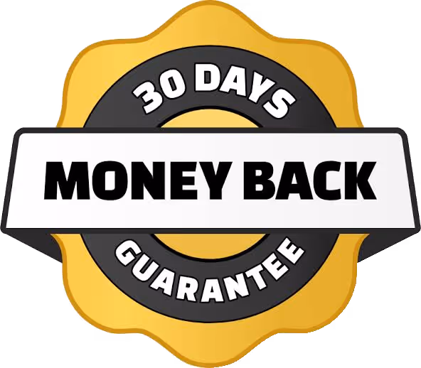 30 Days Money Back Guarantee