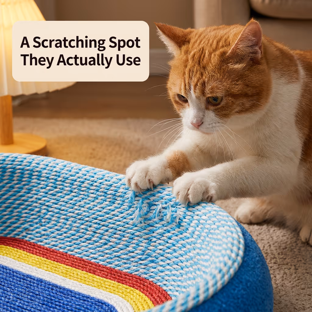 Cat Sisal Scratcher Bed — Section 4-1