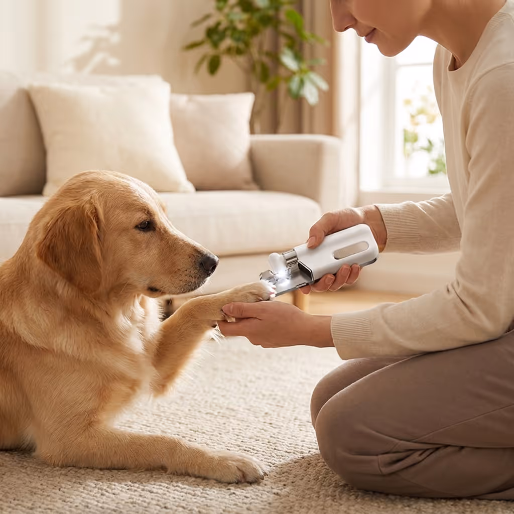 Rechargeable LED Pet Nail Clipper — Section 4-3