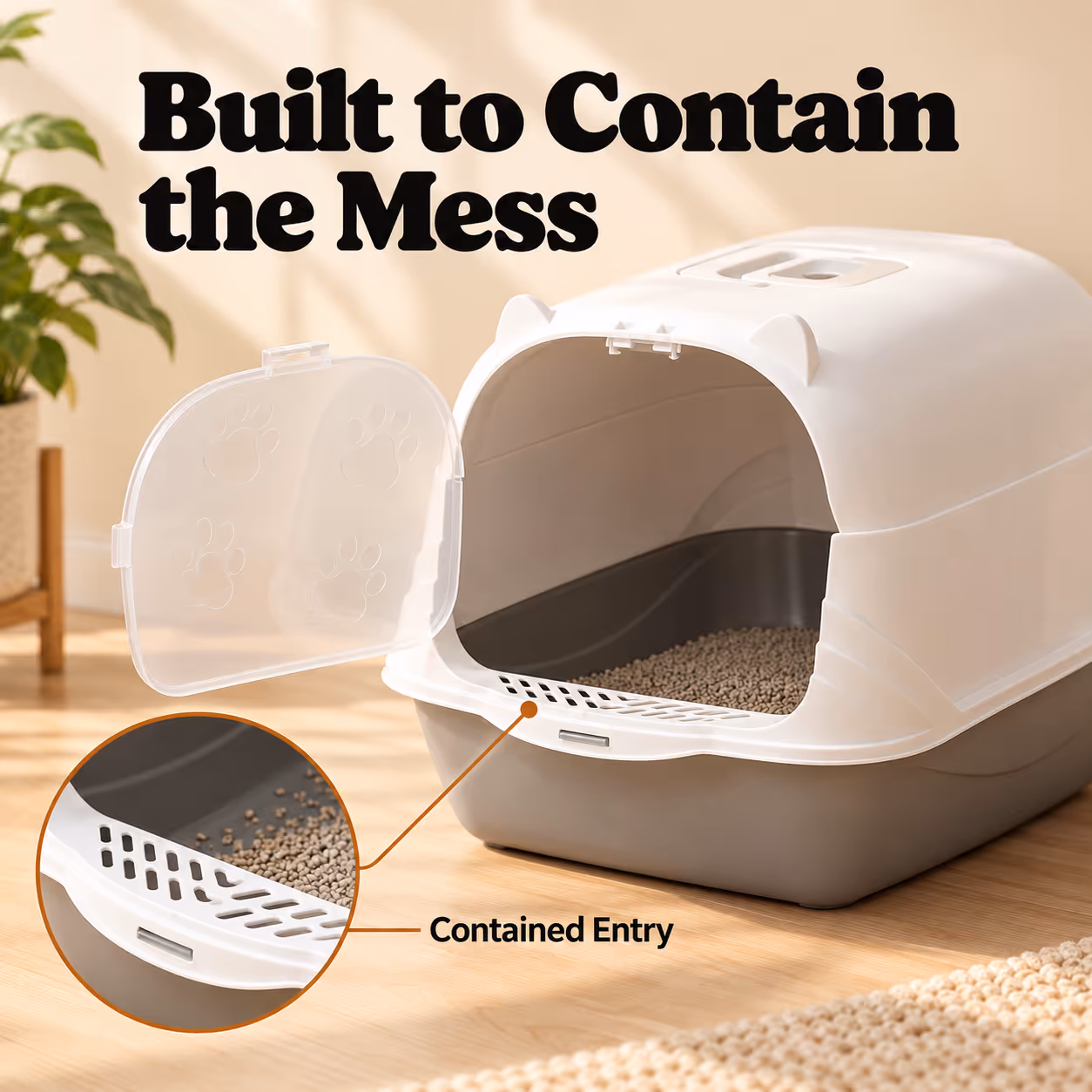 Large Cat Litter Box — Section 4-1
